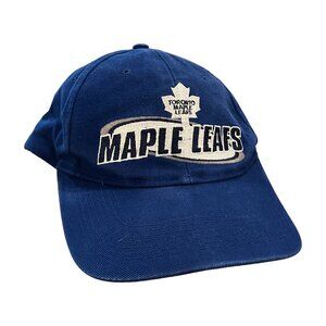Vintage Toronto Maple Leafs Starter One Size 100% Cotton Hat Blue Strapback